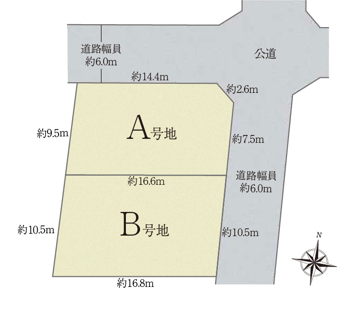 住所記載の区画図