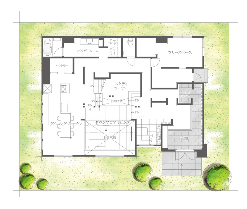 1階間取り図